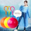 Áo Mưa Hình Quả Bóng Nhỏ Gọn, Móc Khóa Tiện Lợi, Tái Sử Dụng, Giá Chỉ 12.100 VND 2