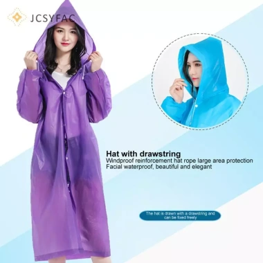 Áo mưa JCSYFAC chống thấm, thiết kế di động nhẹ, lý tưởng du lịch ngoài trời - 59.076₫