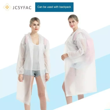Áo mưa JCSYFAC chống thấm, thiết kế di động nhẹ, lý tưởng du lịch ngoài trời - 59.076₫