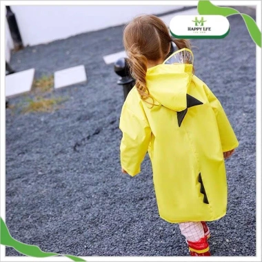 Áo Mưa Khủng Long Trẻ Em Có Mũ Kính Trong Suốt - Vải EVA Chống Thấm, Gập Gọn, Dành Cho Bé 10