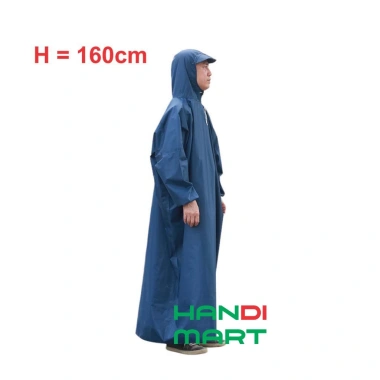 Áo mưa kín người Hasu vải dù tổ ong siêu nhẹ, chống thấm, chống tạt - 55.000đ 10
