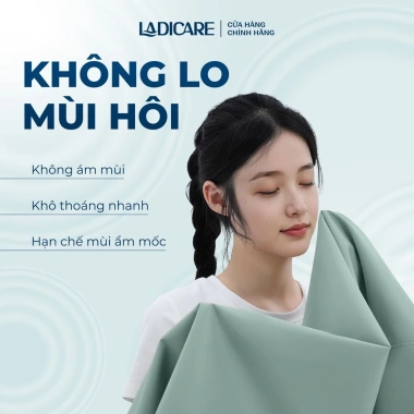 Áo mưa LADICARE măng tô vải da cá siêu bền, chống thấm, nam nữ đi xe máy – 169k