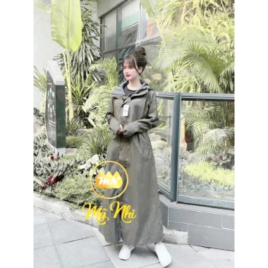 Áo mưa măng tô 2 lớp Mỹ Nhi - Chống nước, chống rét, chống tạt - Giá 295.000đ