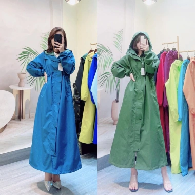 Áo mưa măng tô nam-nữ 2 lớp, chống thấm gió lạnh, giảm 50K - Giá 276.000đ