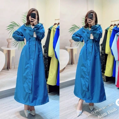 Áo mưa măng tô nam-nữ 2 lớp, chống thấm gió lạnh, giảm 50K - Giá 276.000đ
