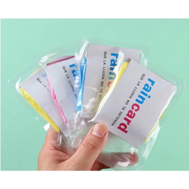 Áo mưa mini nén chân không dùng một lần, siêu gọn nhẹ, phù hợp người dưới 50kg, chỉ 60.000₫ 10