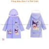 Áo mưa Moon Kids 5-16 tuổi họa tiết Kurumi chống thấm nước, khoang balo đi học - 99.900đ 8