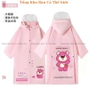 Áo mưa Moon Kids 5-16 tuổi họa tiết Kurumi chống thấm nước, khoang balo đi học - 99.900đ 9