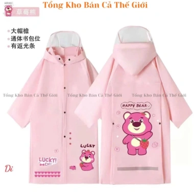 Áo mưa Moon Kids 5-16 tuổi họa tiết Kurumi chống thấm nước, khoang balo đi học - 99.900đ 9 Áo mưa Moon Kids 5-16 tuổi họa tiết Kurumi chống thấm nước, khoang balo đi học - 99.900đ 9