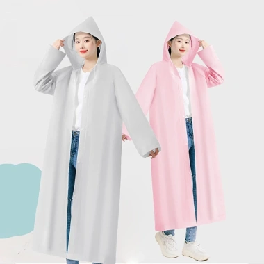 Áo mưa một người dáng dài, chất liệu chống thấm, dùng một lần – 43.000₫