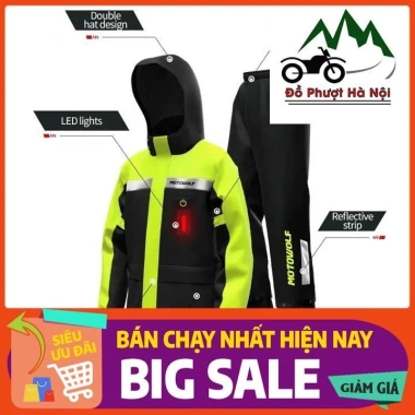 Áo Mưa Motowolf MDL 402B Bộ Bọc Giày Đèn LED – Siêu Nhẹ, Chống Thấm, Giá 1.118.208₫