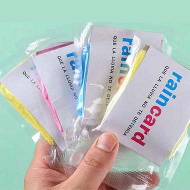 Áo mưa Muvako siêu mỏng 3/5/10 chiếc dùng một lần, poncho khẩn cấp cho đi bộ, du lịch