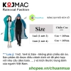Áo Mưa Nam Raincoat Men XXL 1m4 Lớn Thời Trang Cao Cấp Dây Kéo Khóa Chống Nước 3