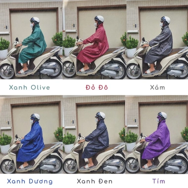 Áo Mưa Nam Raincoat Men XXL 1m4 Lớn Thời Trang Cao Cấp Dây Kéo Khóa Chống Nước 9