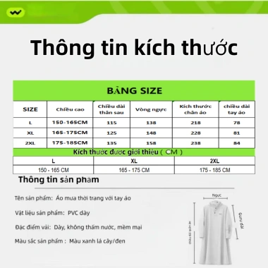 Áo mưa nam trong suốt PVC cao cấp – Thời trang, bảo vệ khi đi xe máy, giảm giá 149k