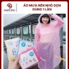 Áo Mưa Nén Gọn Nhỏ Gọn Dùng 1 Lần, Tiện Lợi Bỏ Túi, Phù Hợp Người Lớn và Trẻ Em – Giá 40.000 VND