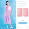 Áo Mưa Nén Mini Dày Dặn, Mũ Trùm Độc Đáo, Màu Trơn, Dùng 1 Lần - Giá 17.000₫ 10