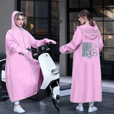 Áo Mưa Người Lớn Nam Nữ Vải Eva Cao Cấp Không Hôi Nhựa - Khóa Kéo, Cúc Bấm, Đeo Cặp - Giá 188.999 VND