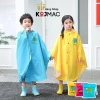 Áo mưa nhập khẩu bé 5-12 tuổi - vải cao cấp, chống thấm, họa tiết dễ thương, đeo balo, 136.000 VND