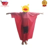 Áo mưa nhựa cao cấp cánh dơi caro 1m4 - Siêu bền, rộng dài, có kính đèn xe ban đêm