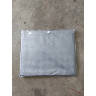 Áo mưa nhựa cao cấp cánh dơi caro 1m4 - Siêu bền, rộng dài, có kính đèn xe ban đêm 7