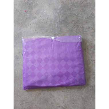 Áo mưa nhựa cao cấp cánh dơi caro 1m4 - Siêu bền, rộng dài, có kính đèn xe ban đêm 9