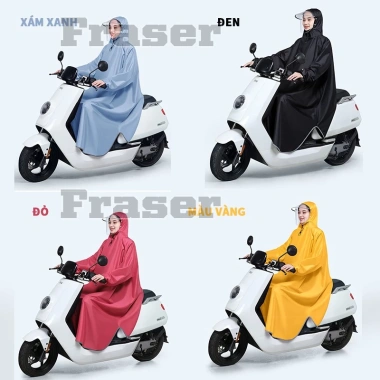 Áo Mưa Nhựa Kendo Thiết Kế Nhật Bản - Vỏ Bọc Tay, Màn Hình Ẩn, Chống Thấm