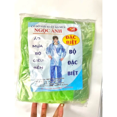Áo Mưa Nilon Dày Đẹp – Thời Trang Đi Phượt, Chống Thấm, Tiện Lợi 17.900₫