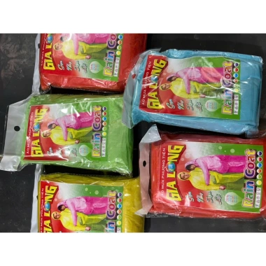 Áo mưa nilon siêu nhẹ, mặc 1 lần, gọn gàng, chỉ 8.000đ - bảo vệ hoàn hảo