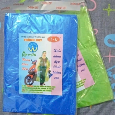 Áo mưa nilon Thành Đạt combo đặc biệt, dày dặn, áo giấy bền, thích hợp phượt - Giá 73.000 VND