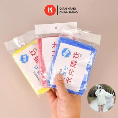 Áo Mưa Nilon Trong Suốt Dùng Một Lần, Giấy Bỏ Túi Size Tiện Dụng – Giá 12.084 VND