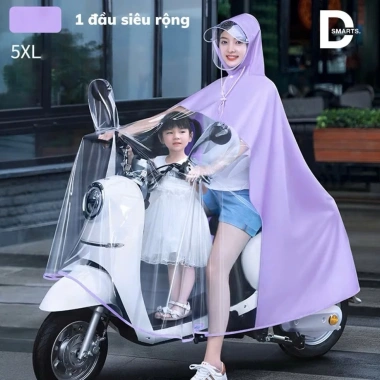 Áo Mưa Nửa Thân Trong Suốt Kèm Tấm Chắn Nước Tiện Lợi, Che Toàn Diện 108.000đ 10