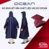 Áo mưa OCEAN 140x130cm, bít kín, chống nước, màu nhã nhặn, tay bo chun - 79.000đ
