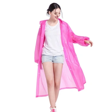 Áo mưa PEVA EVA kiểu áo khoác siêu nhẹ, chống thấm, phù hợp du lịch - Giá 41.870₫