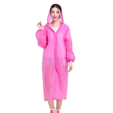 Áo mưa PEVA EVA kiểu áo khoác siêu nhẹ, chống thấm, phù hợp du lịch - Giá 41.870₫