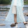 Áo mưa phụ nữ toàn thân poncho du lịch, chống bão dày, di động leo núi - Giá 70.487₫ 3