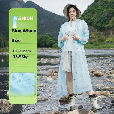 Áo mưa phụ nữ toàn thân poncho du lịch, chống bão dày, di động leo núi - Giá 70.487₫