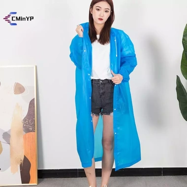 Áo Mưa Poncho Chống Nước Thời Trang Dành Cho Người Lớn & Trẻ Em - Dễ Mang Khi Du Lịch