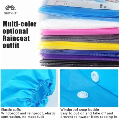 Áo Mưa Poncho Chống Thấm Nước Siêu Nhẹ, Phù Hợp Gia Đình Du Lịch Ngoài Trời 59.292 VND