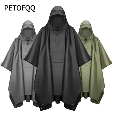 Áo mưa poncho PETOFQQ chống nước nhẹ gập gọn, thích hợp đi bộ đường dài du lịch - Giá 201.420₫