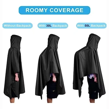 Áo mưa poncho PETOFQQ chống nước nhẹ gập gọn, thích hợp đi bộ đường dài du lịch - Giá 201.420₫ 6 Áo mưa poncho PETOFQQ chống nước nhẹ gập gọn, thích hợp đi bộ đường dài du lịch - Giá 201.420₫ 6
