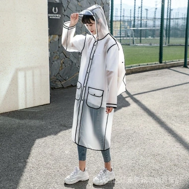 Áo Mưa Poncho Trong Suốt Dài Đến Giữa - Du lịch, giao nhanh, 129.536 VND 3 Áo Mưa Poncho Trong Suốt Dài Đến Giữa - Du lịch, giao nhanh, 129.536 VND 3