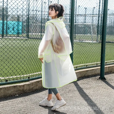Áo Mưa Poncho Trong Suốt Dài Đến Giữa - Du lịch, giao nhanh, 129.536 VND