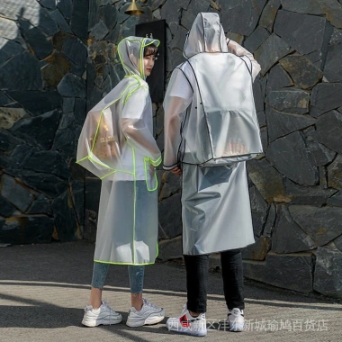 Áo Mưa Poncho Trong Suốt Dài Đến Giữa - Du lịch, giao nhanh, 129.536 VND