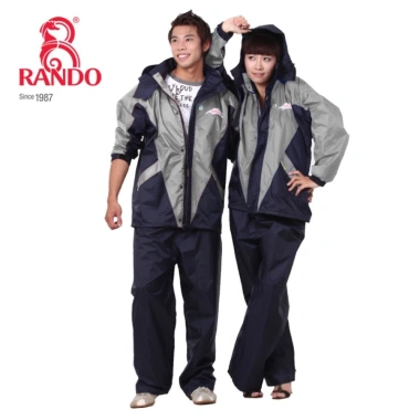 Áo Mưa RANDO Chính Hãng Vải Dù Cao Cấp Không Thấm Nước Cho Nam Nữ Đi Phượt Giá 595k 5