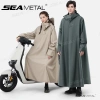Áo mưa SEAMETAL dày cho người lớn - Bền, chống thấm, dùng cho xe máy, ô tô, nam nữ, giá chỉ 299.376 VND 2