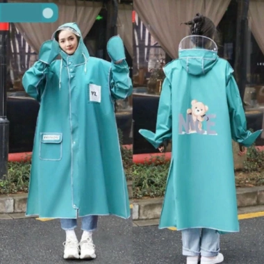 Áo mưa thời trang gấu Nice có khoá kéo tiện lợi, đi xe máy, xe đạp cao cấp 6 Áo mưa thời trang gấu Nice có khoá kéo tiện lợi, đi xe máy, xe đạp cao cấp 6