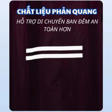 Áo mưa TOM&TOM cho xe máy kín người da cá cao cấp chống thấm siêu bền - 116k