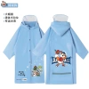 Áo mưa trẻ em 4-13 tuổi cao cấp, tấm chắn rộng, thiết kế đeo ba lô, chất liệu an toàn cho bé 8