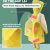 Áo mưa trẻ em Belly Baby EVA an toàn, ngăn đựng balo, phù hợp bé trai & bé gái - Giá 189.000₫